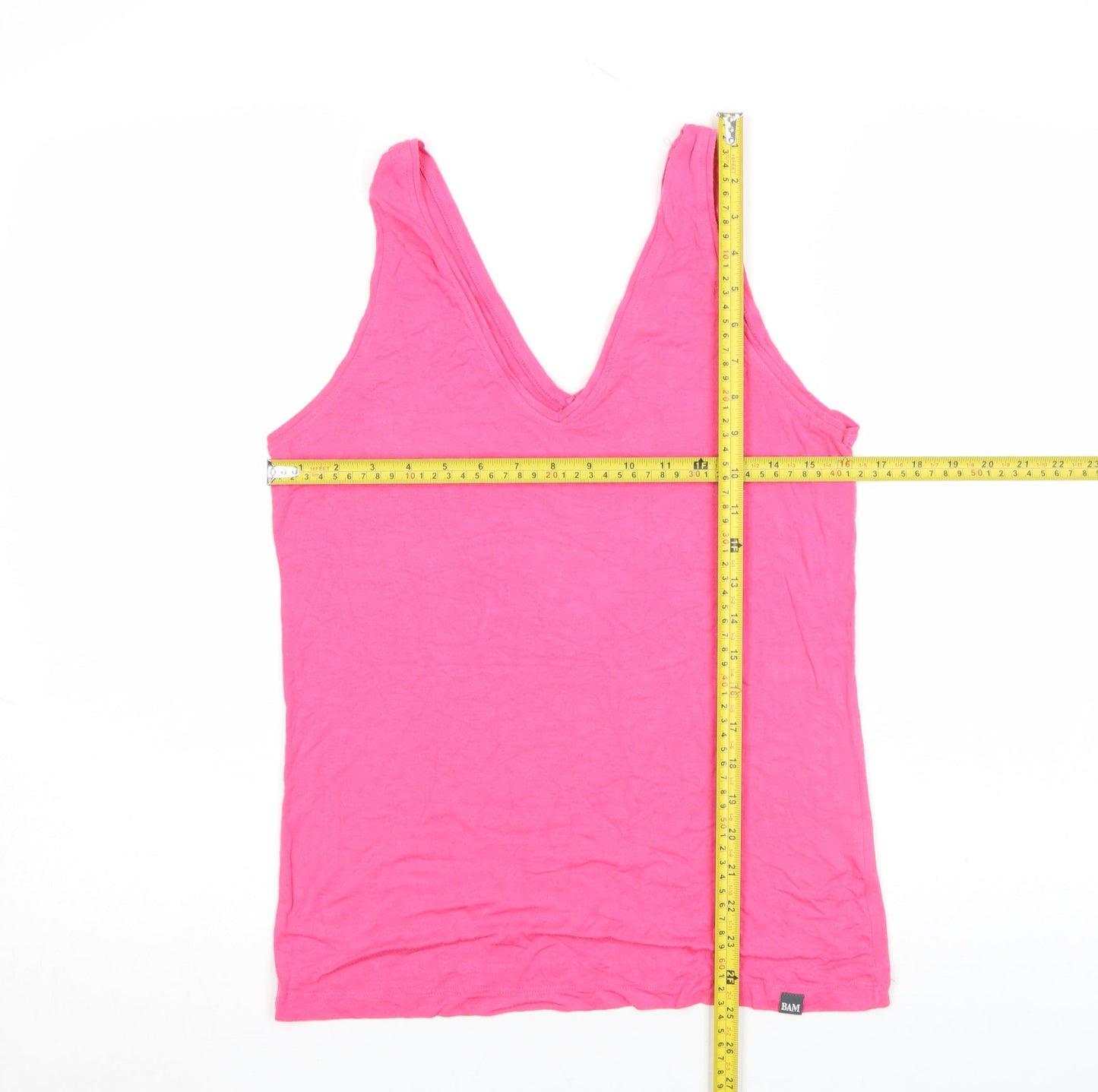 Womens UK Size 12 BAM Pink Camisole Tank