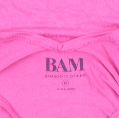 Womens UK Size 12 BAM Pink Camisole Tank
