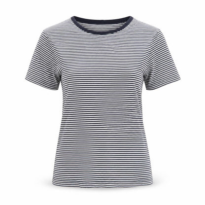 Womens UK Size S Zara Blue Basic T-Shirt