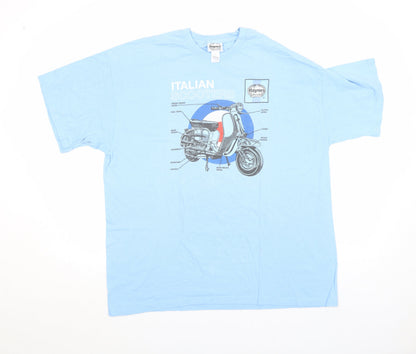 Mens UK Size XL Haynes Blue  T-Shirt