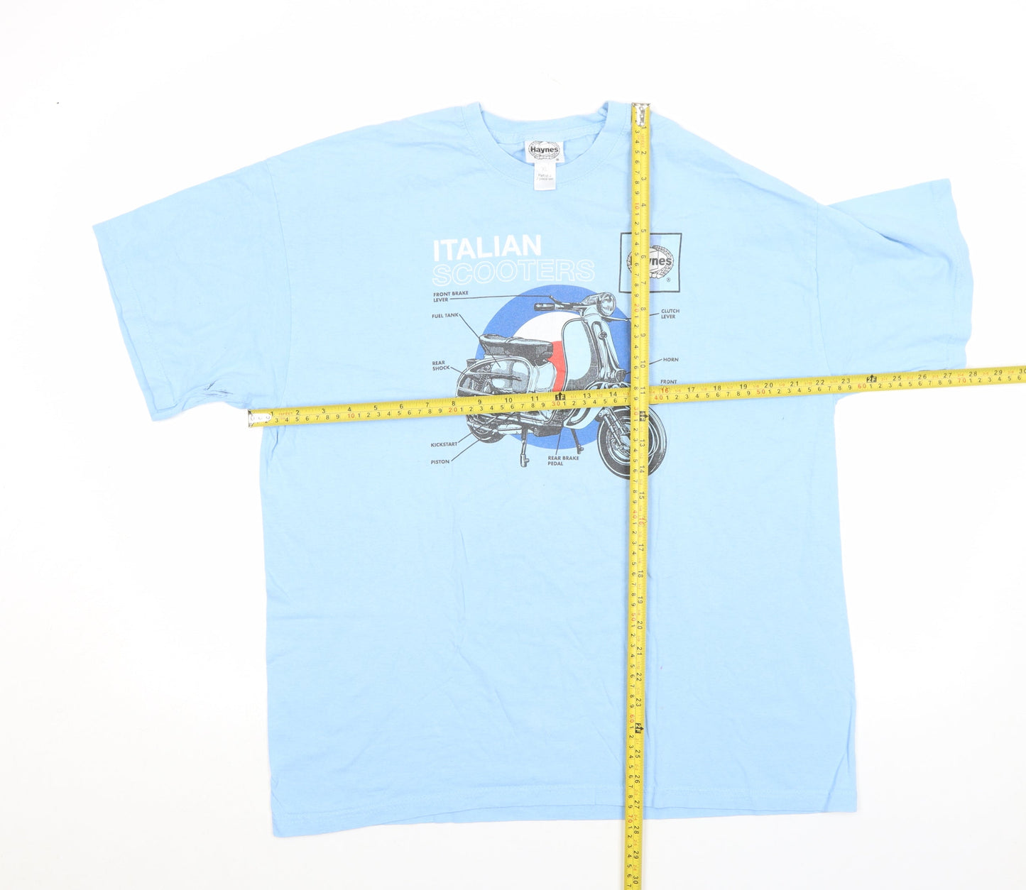 Mens UK Size XL Haynes Blue  T-Shirt