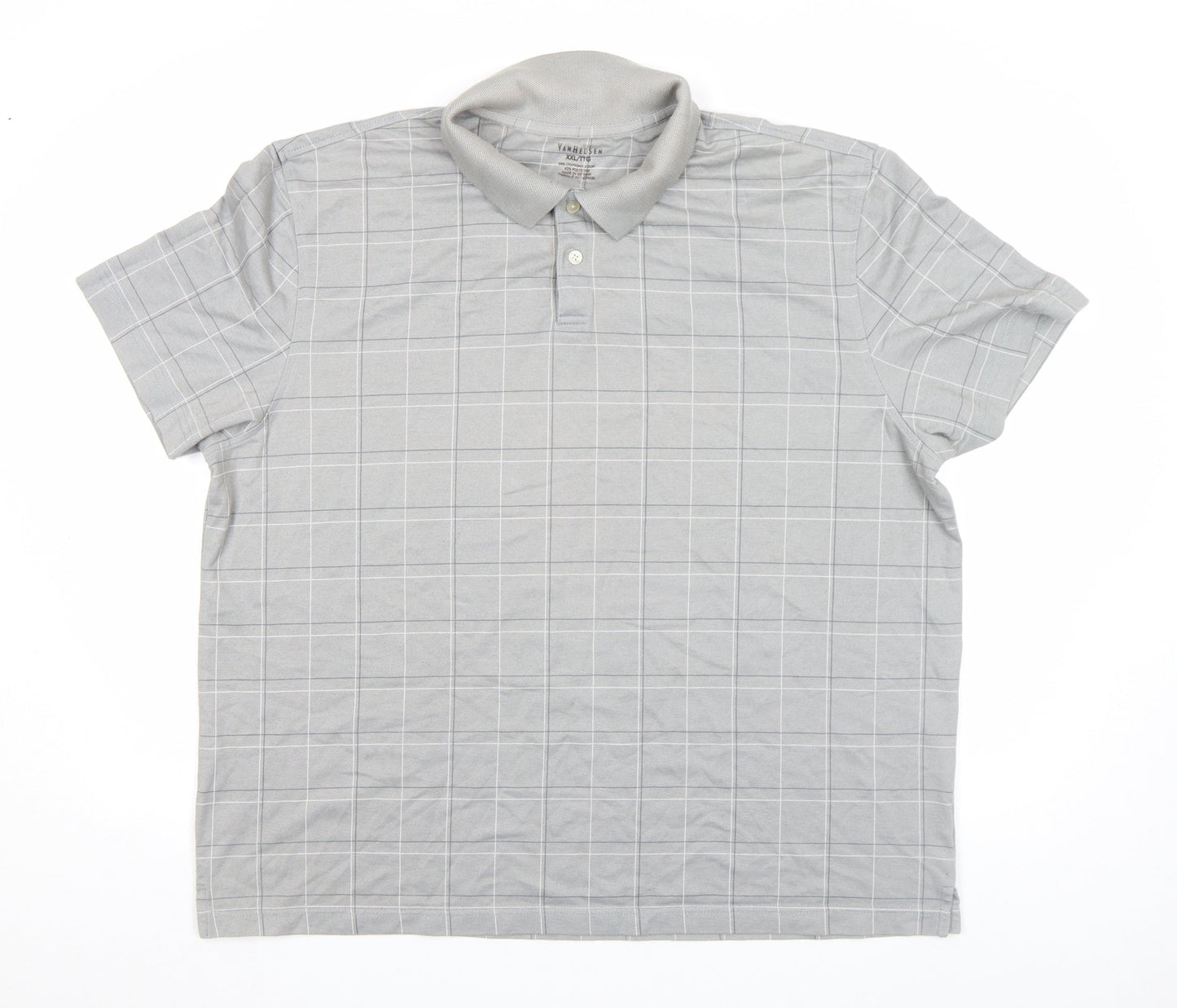 Mens UK Size 2XL Van Heusen Cotton Blend Polo Shirt