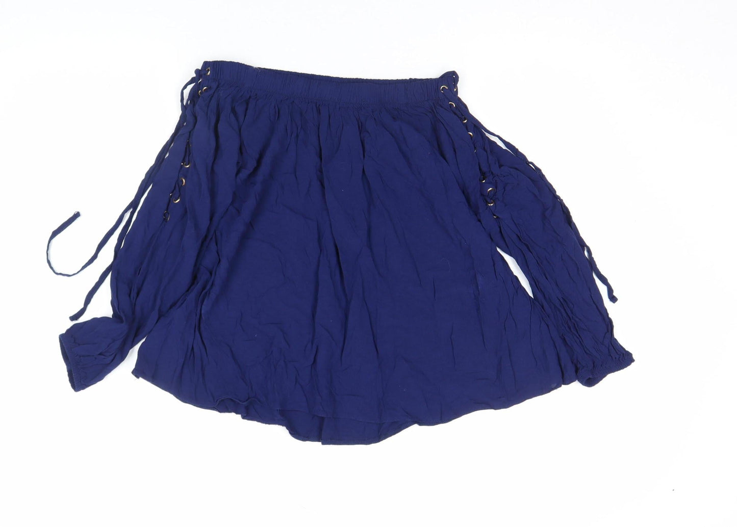 Womens UK Size 14 Select Blue Peasant Blouse