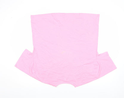 F&F Women’s Pink Ibiza Graphic Cotton T-Shirt Size L