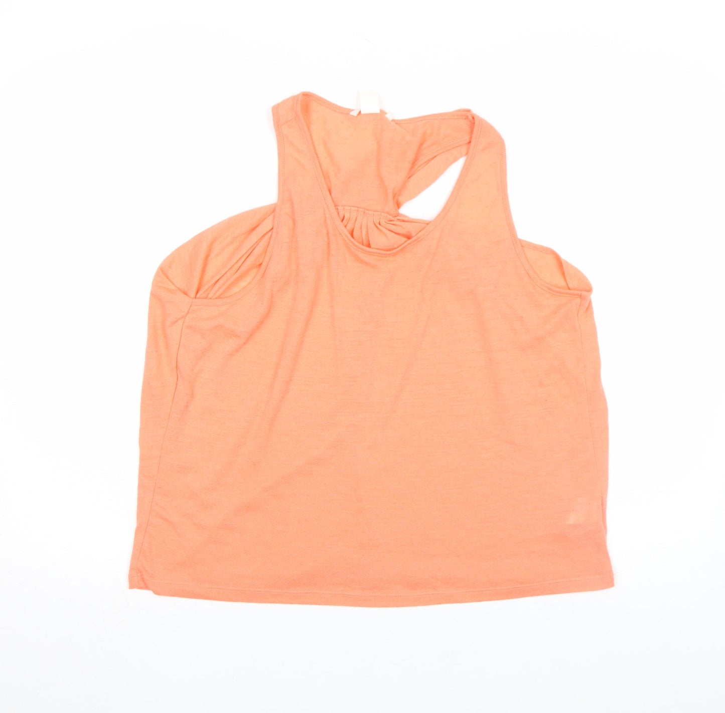 Womens UK Size S H&M Orange Basic Tank