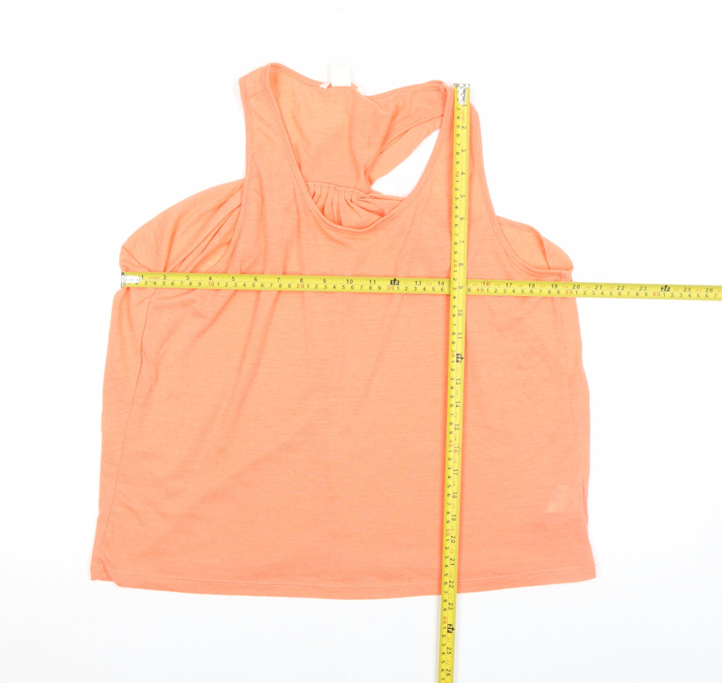 Womens UK Size S H&M Orange Basic Tank