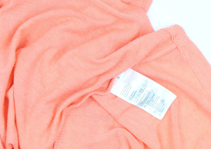 Womens UK Size S H&M Orange Basic Tank
