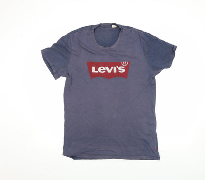 Mens UK Size M Levi's Blue  T-Shirt