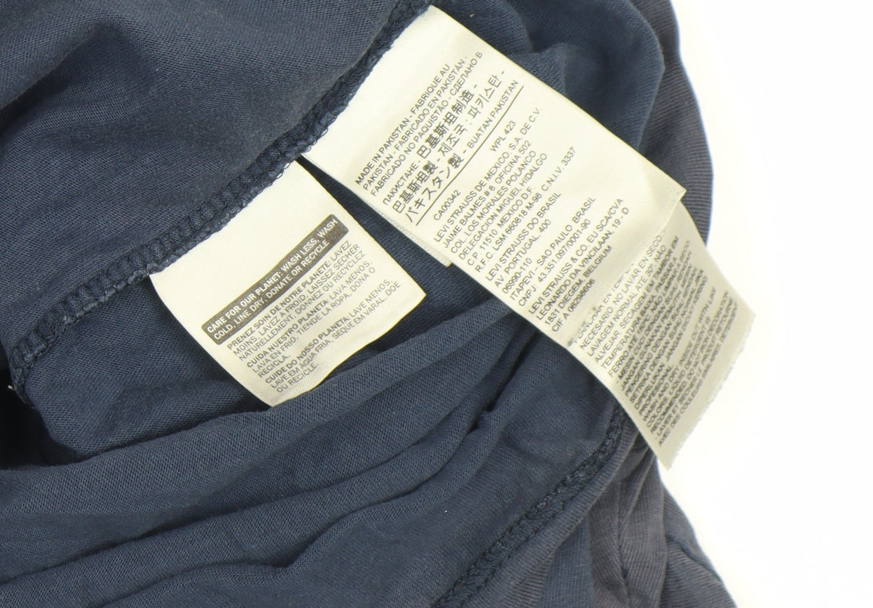 Mens UK Size M Levi's Blue  T-Shirt