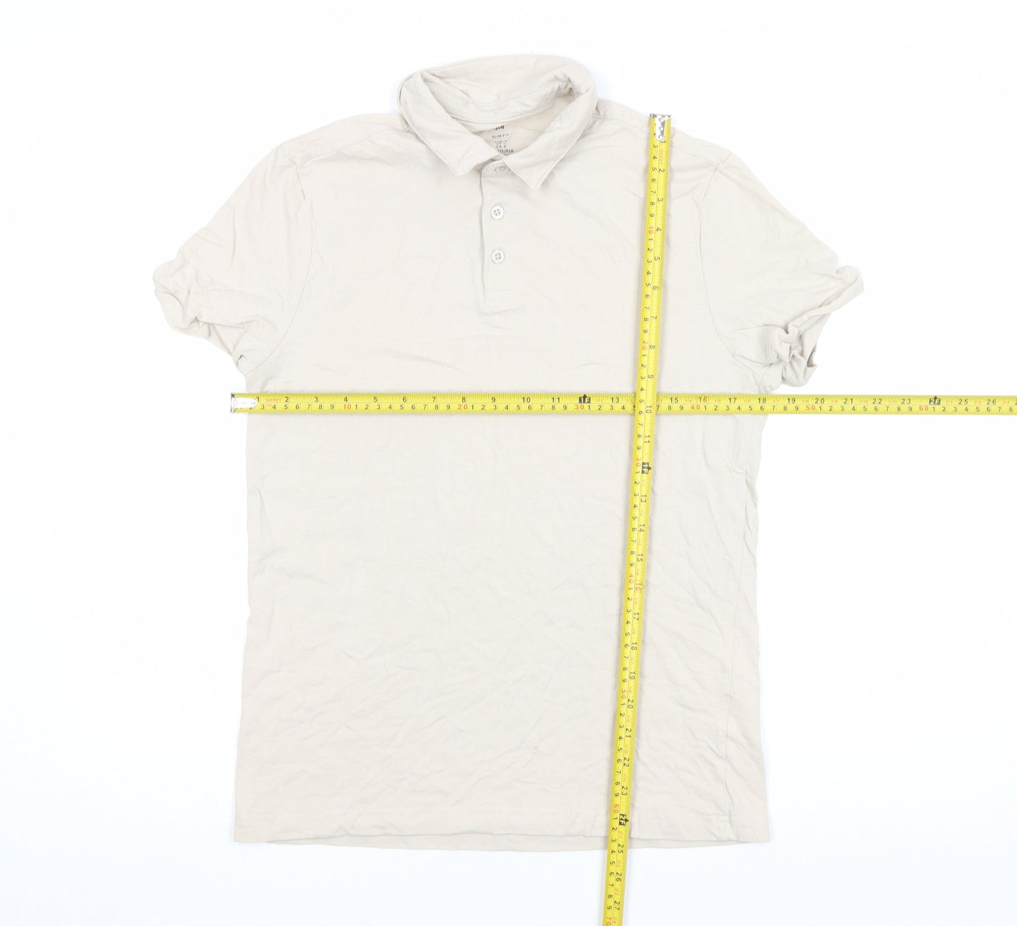 Mens UK Size S H&M Cotton Blend Polo Shirt