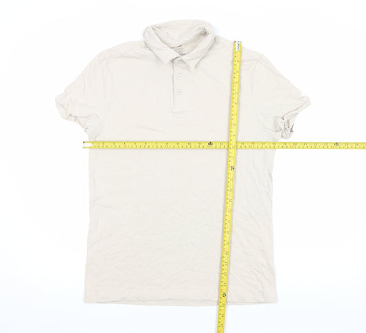 Mens UK Size S H&M Cotton Blend Polo Shirt