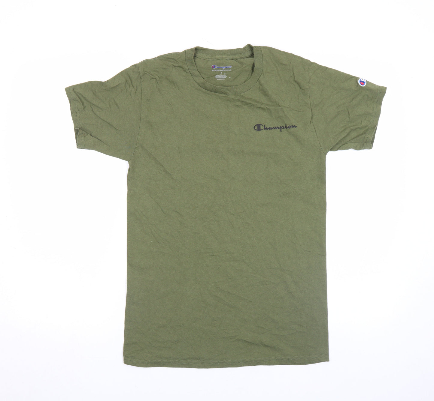 Mens UK Size S Champion Green  T-Shirt