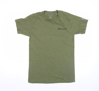 Mens UK Size S Champion Green  T-Shirt