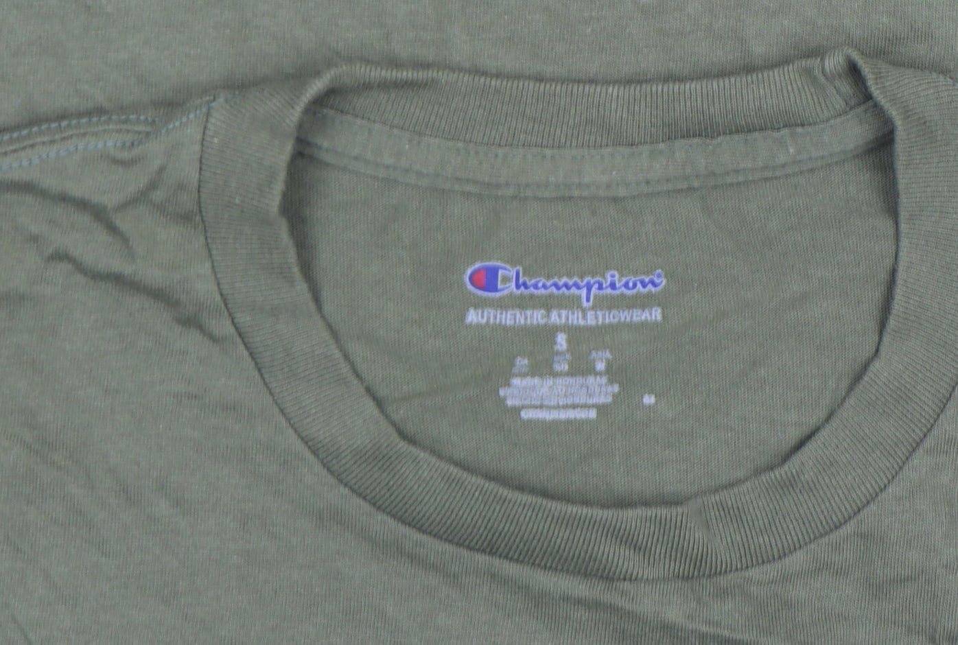 Mens UK Size S Champion Green  T-Shirt