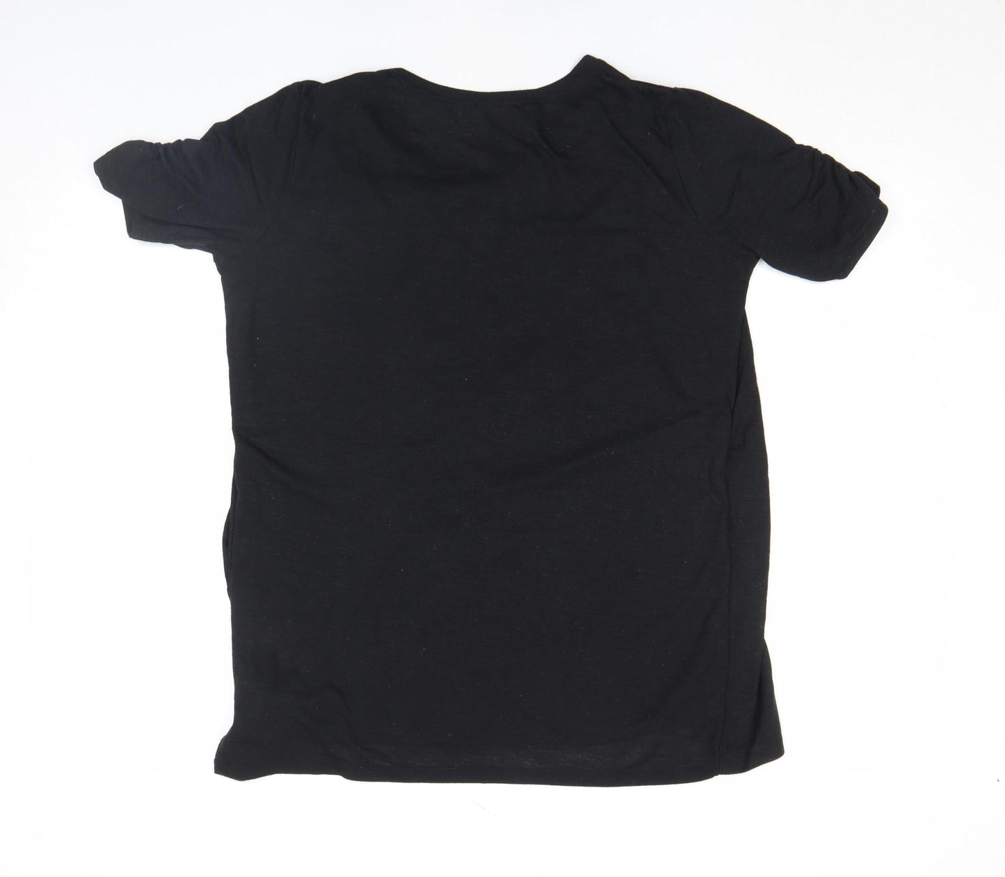 New Look Women Black Maternity Stretch Jersey T-Shirt Size 10