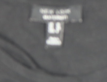 New Look Women Black Maternity Stretch Jersey T-Shirt Size 10