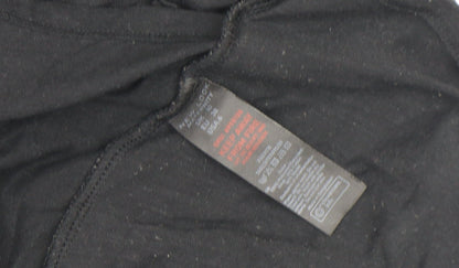 New Look Women Black Maternity Stretch Jersey T-Shirt Size 10