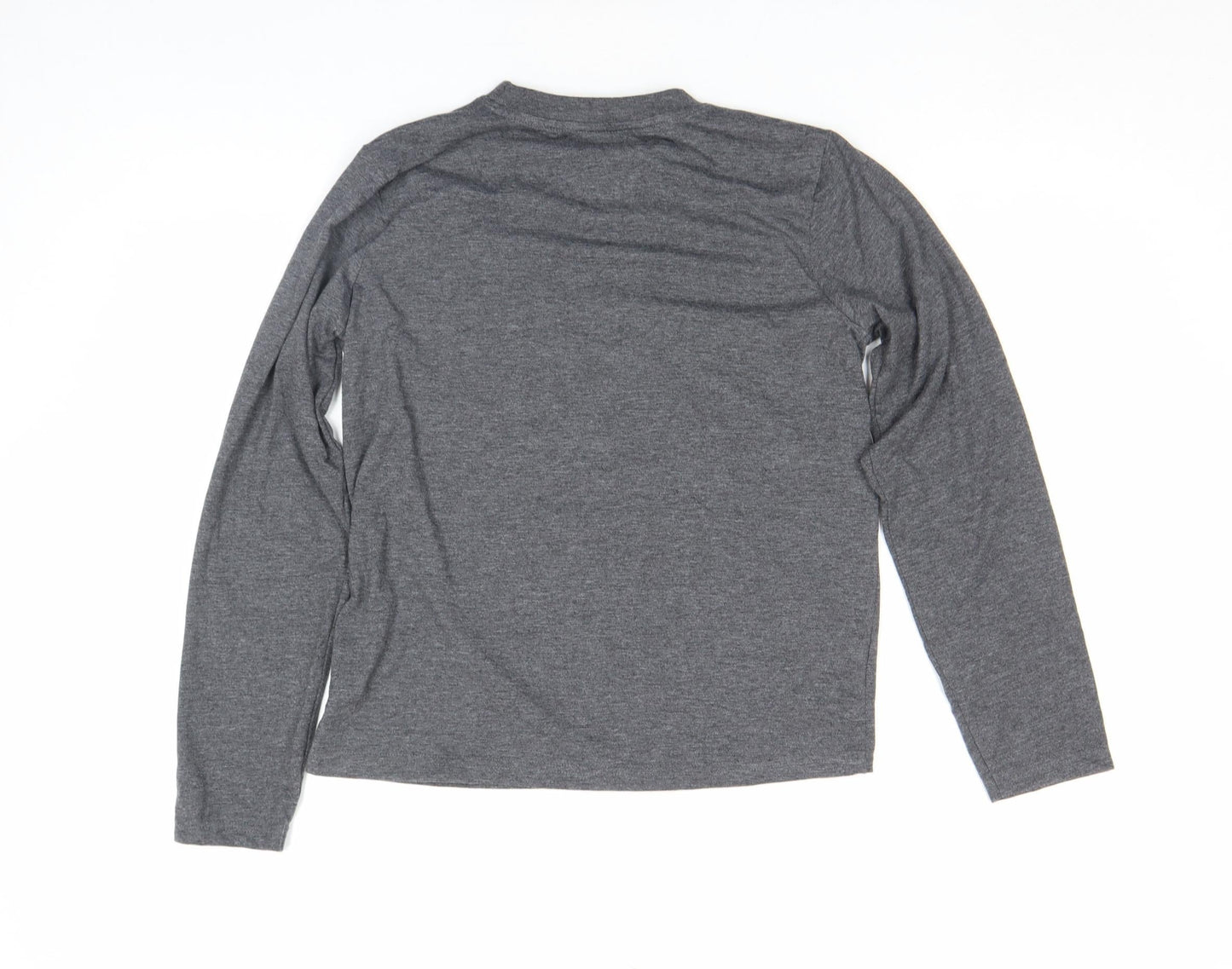 Boys UK Size 12-13 Years Rebel by Primark Grey Basic T-Shirt