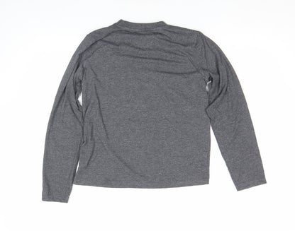 Boys UK Size 12-13 Years Rebel by Primark Grey Basic T-Shirt