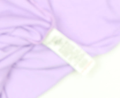 Next Girls Purple Unicorn Graphic T-Shirt 6 Years Short Sleeve