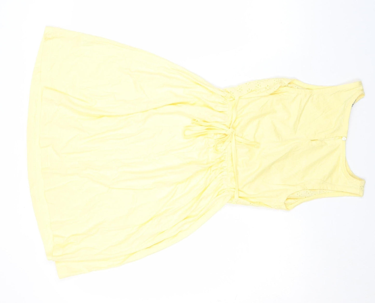 Atmosphere Women’s Yellow Cotton Fit & Flare Sleeveless Dress Size 8