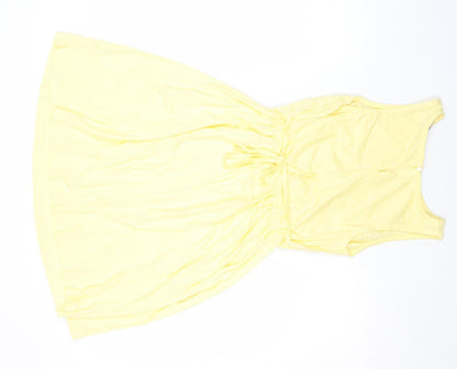 Atmosphere Women’s Yellow Cotton Fit & Flare Sleeveless Dress Size 8