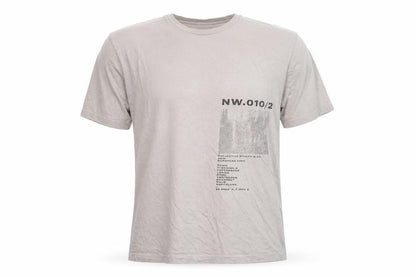 Topman Men's Grey Graphic Print Crew Neck T-Shirt Size M