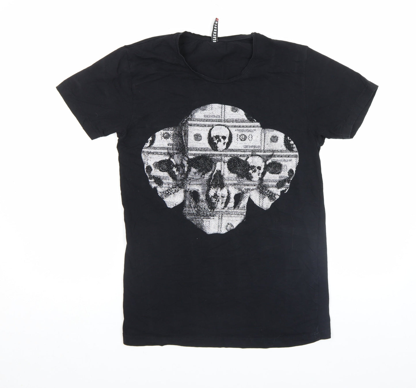 Unisex Adults UK Size 2XL Blackrock Black Basic T-Shirt