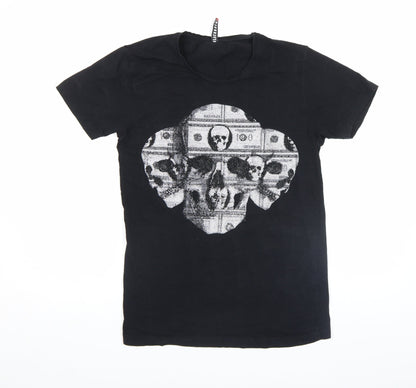 Unisex Adults UK Size 2XL Blackrock Black Basic T-Shirt