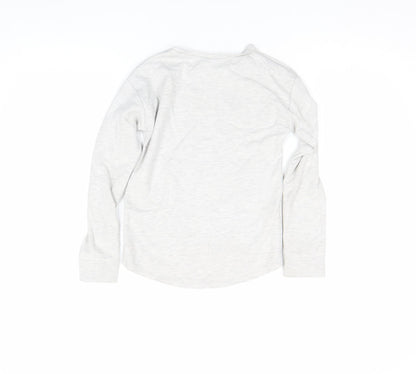 I Love Girlswear Unicorn Squad Grey Long Sleeve T-Shirt 9 Years