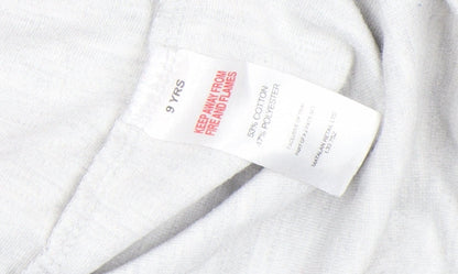 I Love Girlswear Unicorn Squad Grey Long Sleeve T-Shirt 9 Years