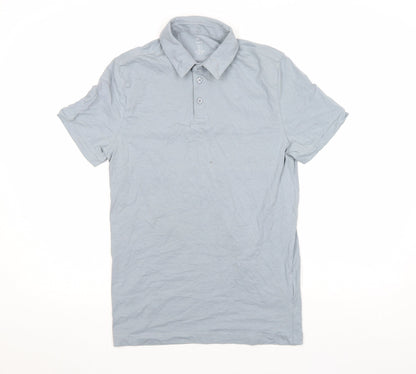 Mens UK Size S H&M Cotton Blend Polo Shirt