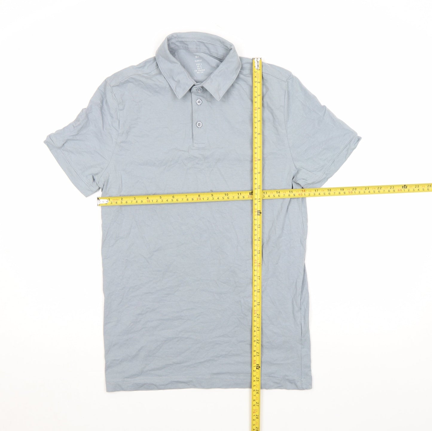 Mens UK Size S H&M Cotton Blend Polo Shirt