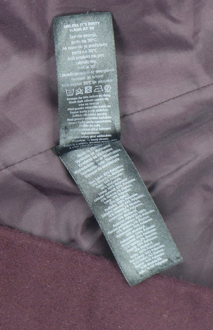 Womens UK Size 14 F&F Purple Overcoat