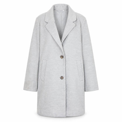 Womens UK Size XS H&M Grey Overcoat