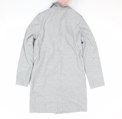 Womens UK Size XS H&M Grey Overcoat
