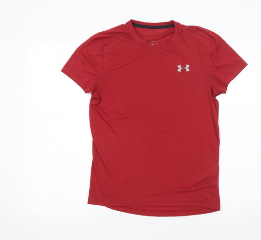 Under Armour Men’s Red Short Sleeve Athletic T-Shirt Size S