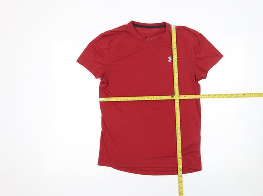 Under Armour Men’s Red Short Sleeve Athletic T-Shirt Size S