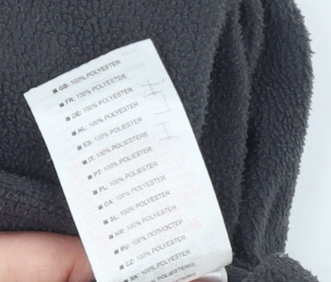 Trespass Girls Black Fleece 1/4 Zip Pullover Sweatshirt 11-12 Years