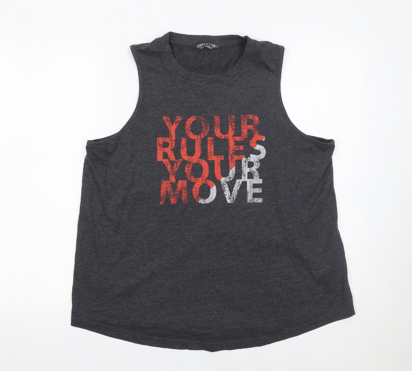 Marks and Spencer Women's Grey Sleeveless Tank Top Size 16 Activewear