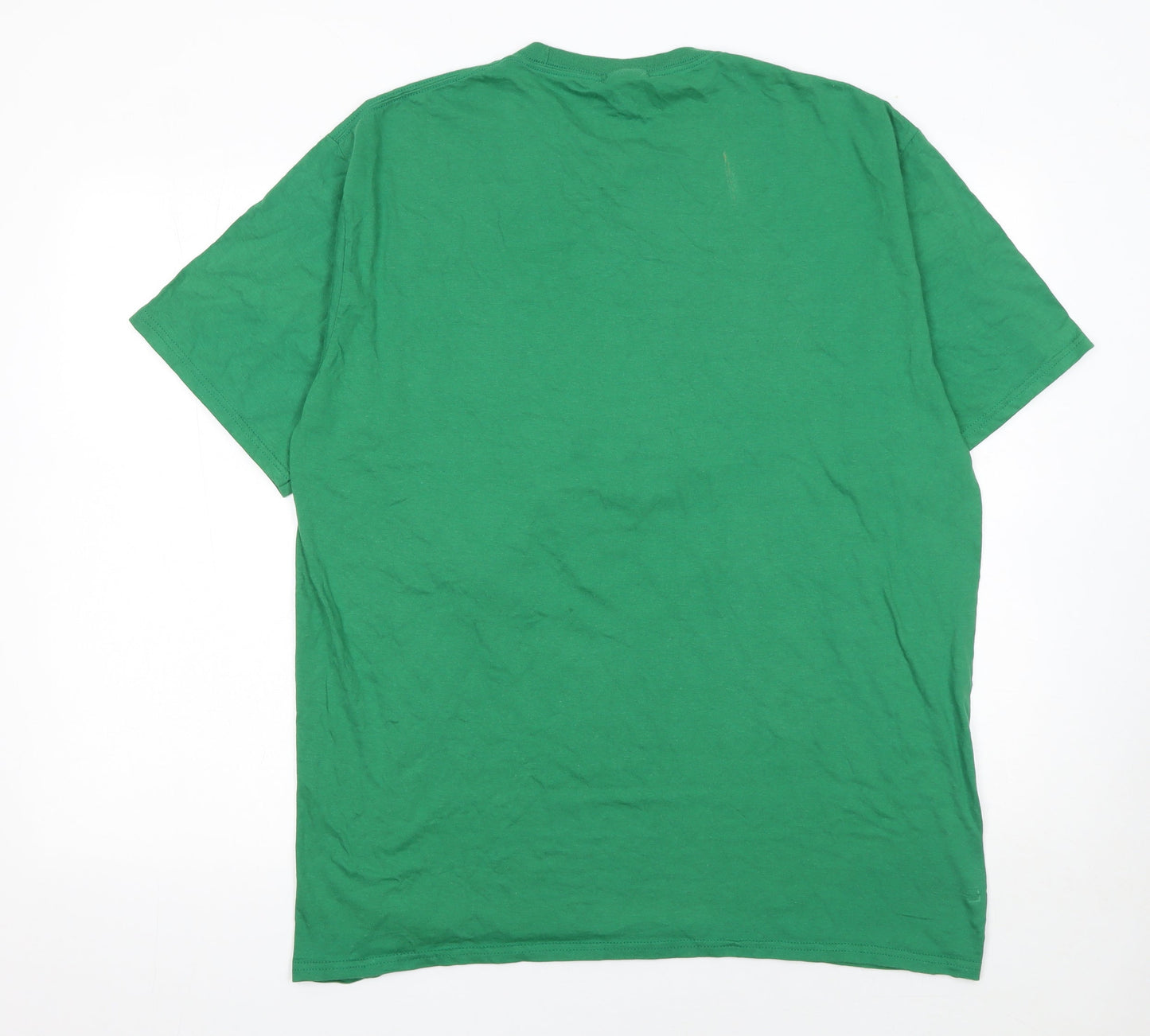 Mens UK Size XL Port & Company Green  T-Shirt