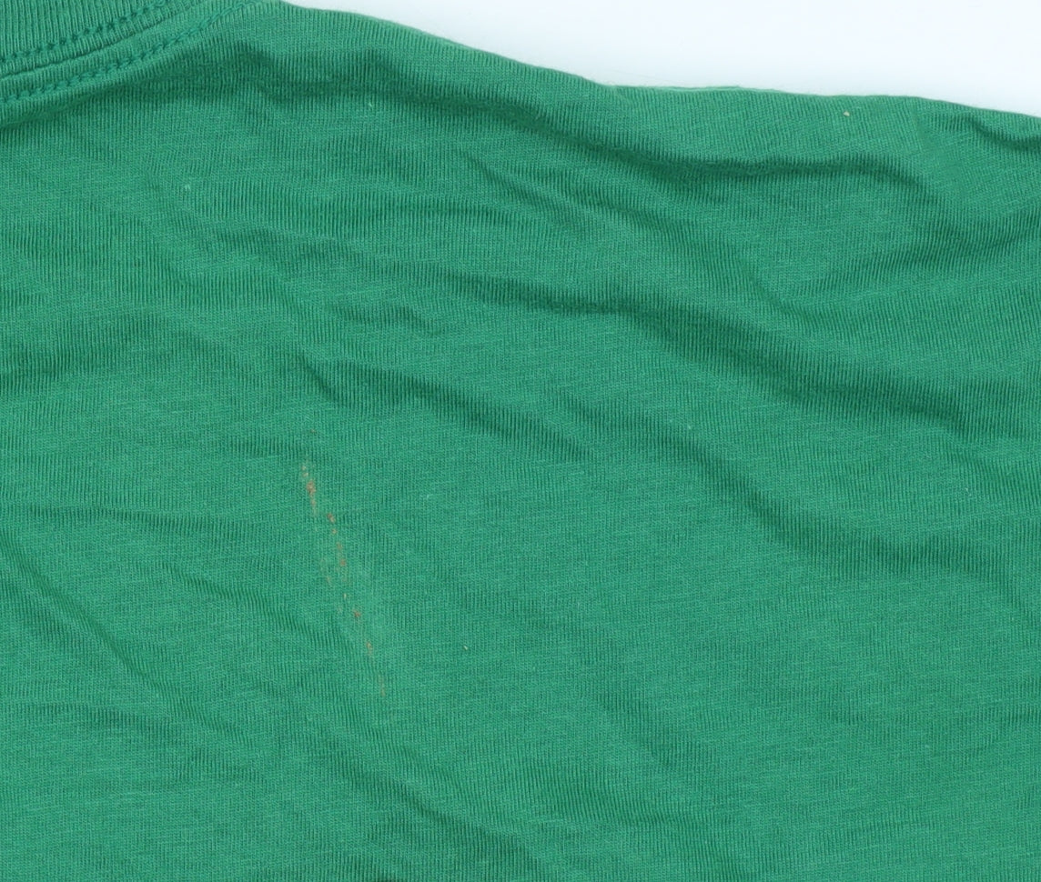 Mens UK Size XL Port & Company Green  T-Shirt