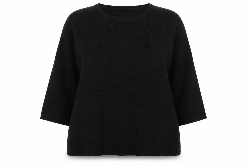 Womens UK Size 20 Eastex Black Pullover Jumper