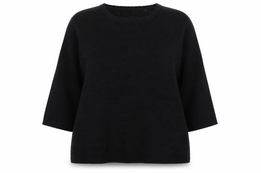 Womens UK Size 20 Eastex Black Pullover Jumper