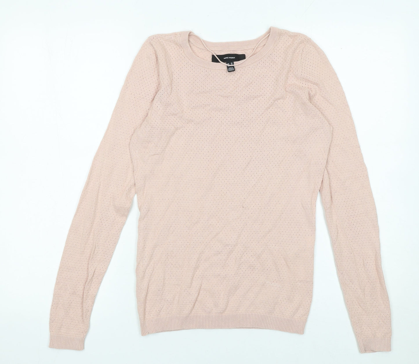 Womens UK Size XS VERO MODA Pink Pullover Jumper
