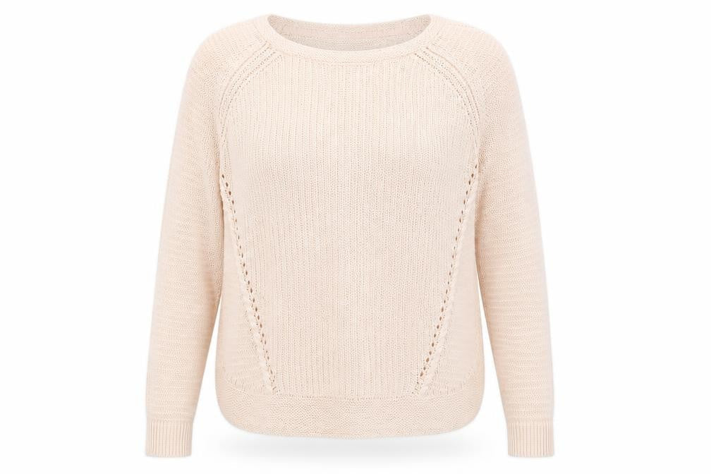 Womens UK Size 12 Betty Jackson Black Beige Pullover Jumper