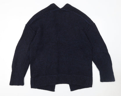 Womens UK Size S Soft Surroundings Blue Cardigan Jumper