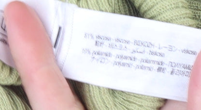 Womens UK Size 12 Zara Green Pullover Jumper