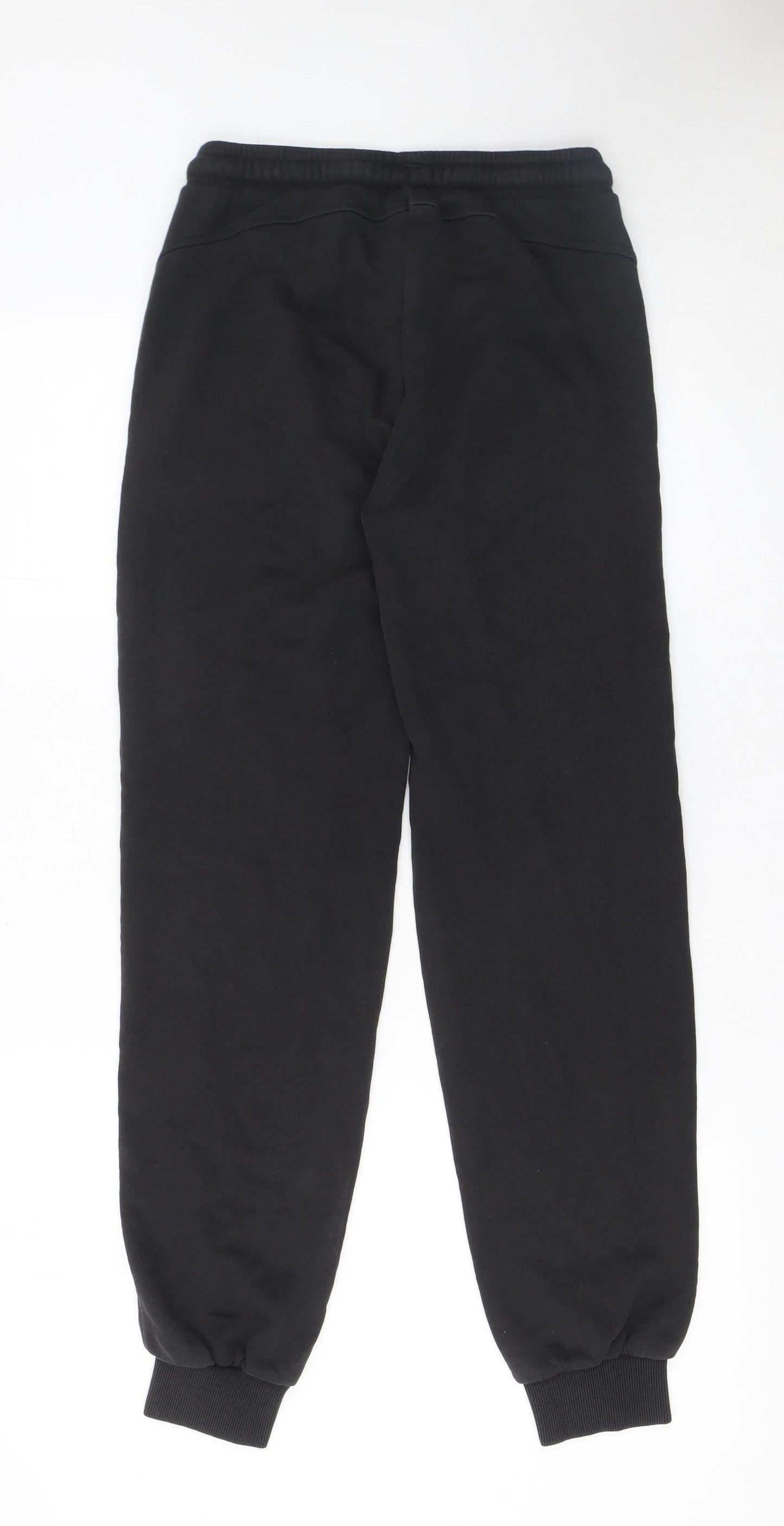 Boys UK Size 14 Years PUMA Regular Fit Jogger Black Trousers