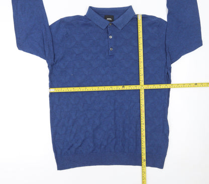 Mens UK Size L Burton Menswear London Cotton Blend Polo Shirt